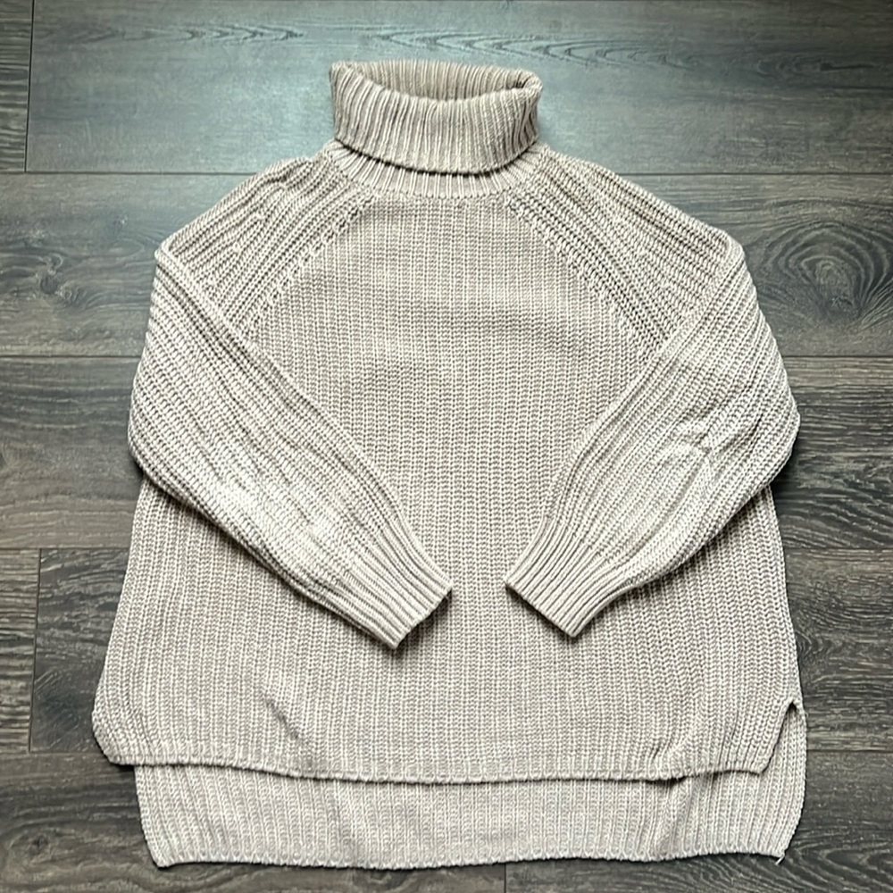 525 America brown knit sweater